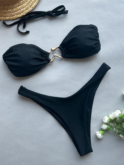 Union Bandeau Bikini Set