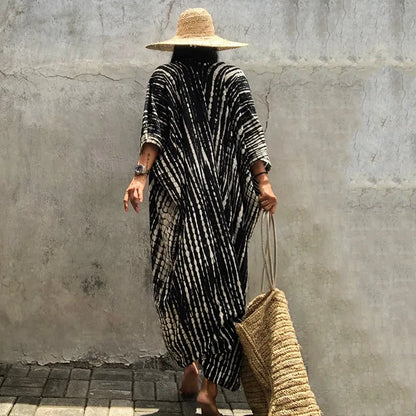 Monochrome Beach Kimono