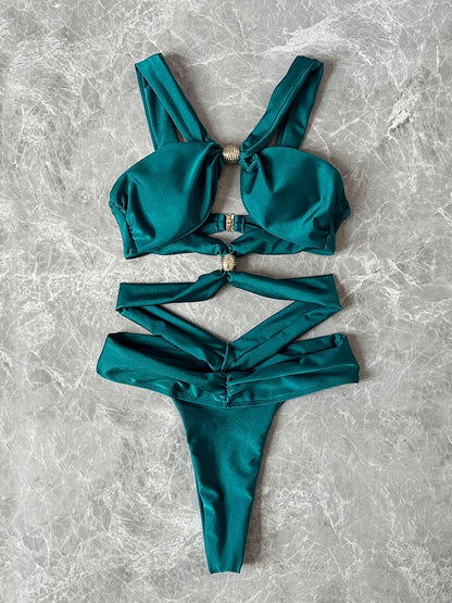 Strappy One Piece Swimsuit