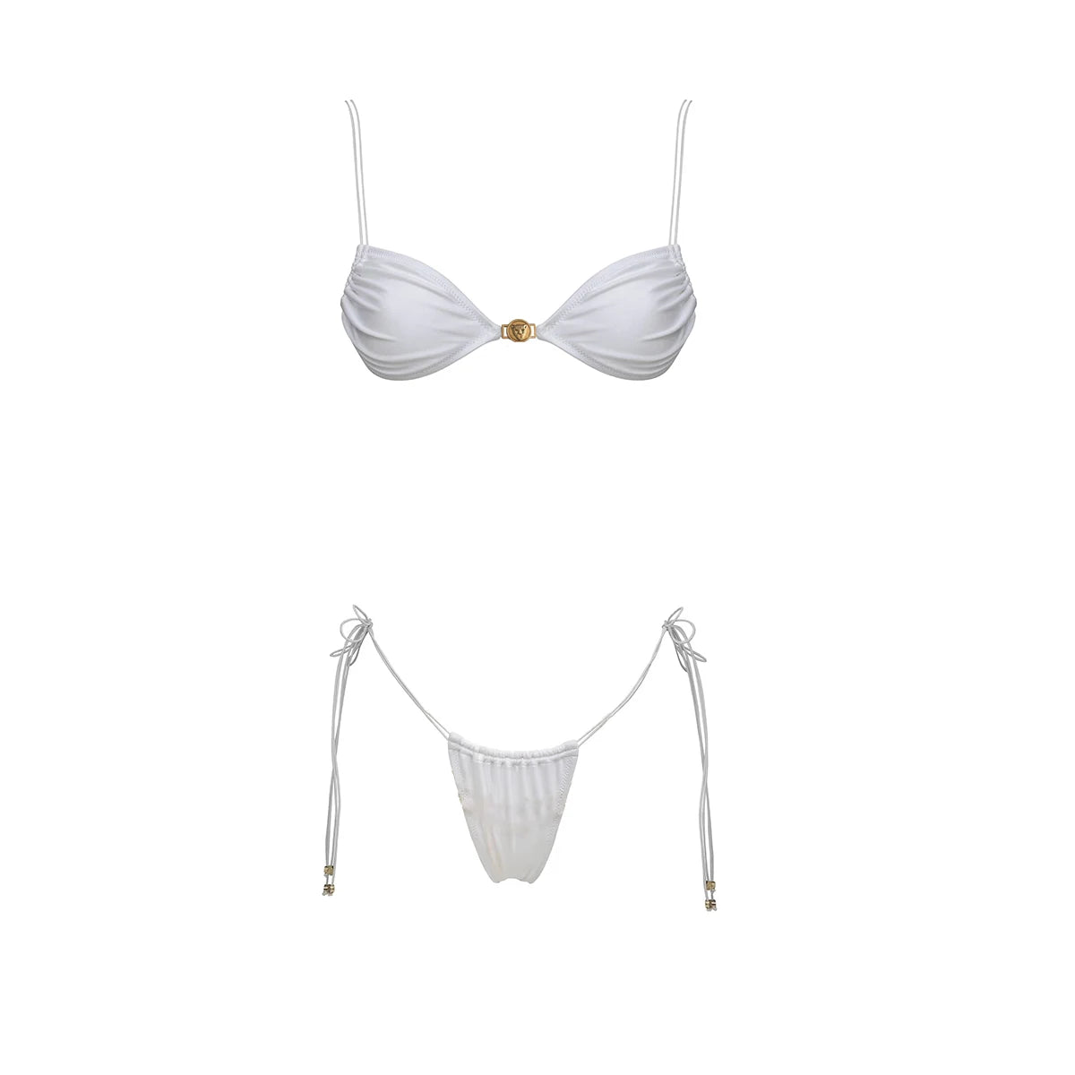 White Jaguar Mini Bikini Set