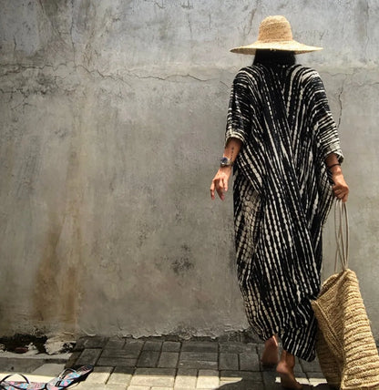 Monochrome Beach Kimono