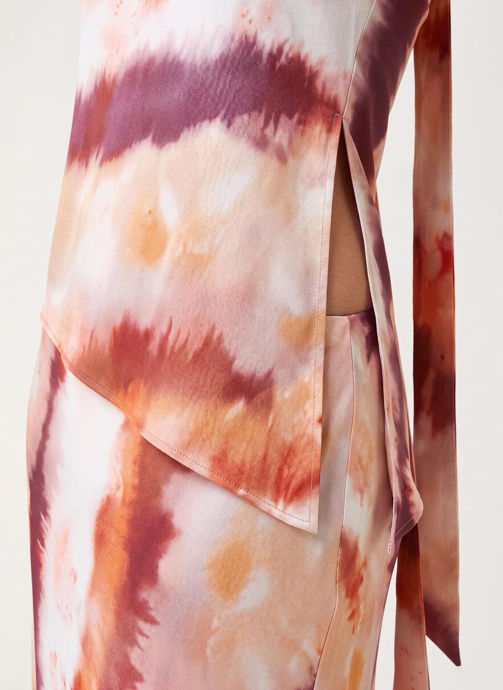 Aitana Abstract Print Bandeau Dress
